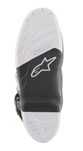 Load image into Gallery viewer, ALPINESTARS TECH 7 BOOTS DARK GREY/TEAL/WHITE SZ 16 2012014-9072-16