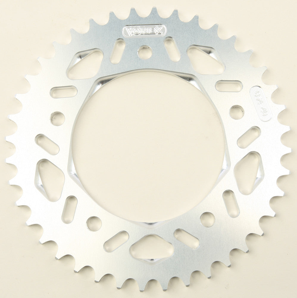 VORTEX STANDARD REAR ALUMINUM SPROCKET SILVER 40T 654-40-atv motorcycle utv parts accessories gear helmets jackets gloves pantsAll Terrain Depot
