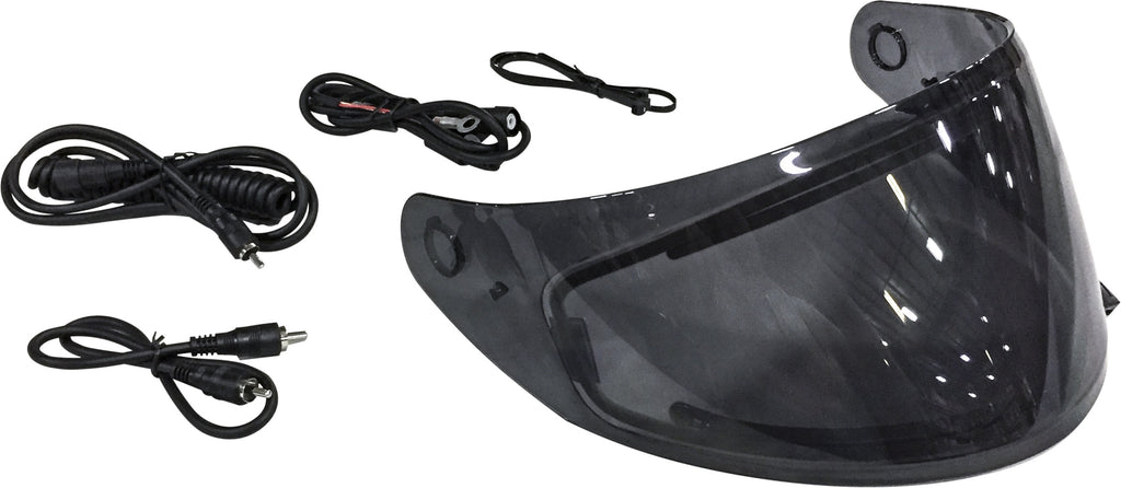 GMAX SHIELD ELECTRIC LENS SMOKE W/CORD KIT FF-98 G098009