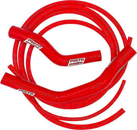MOTO HOSE SILICONE HOSE KIT RED 24-24R