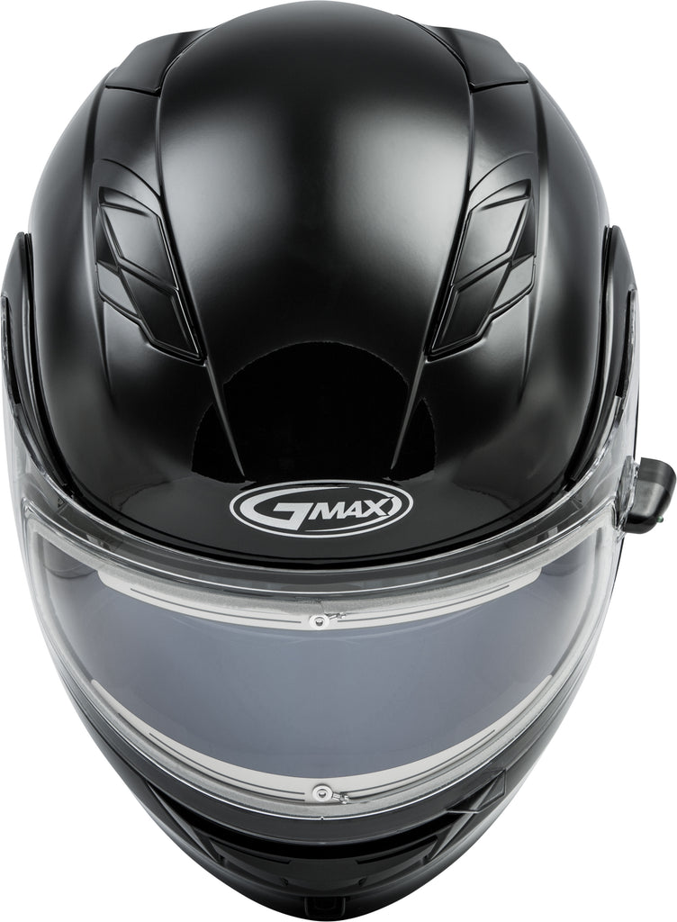 GMAX MD-01S MODULAR SNOW HELMET W/ELECTRIC SHIELD BLACK SM G4010024D