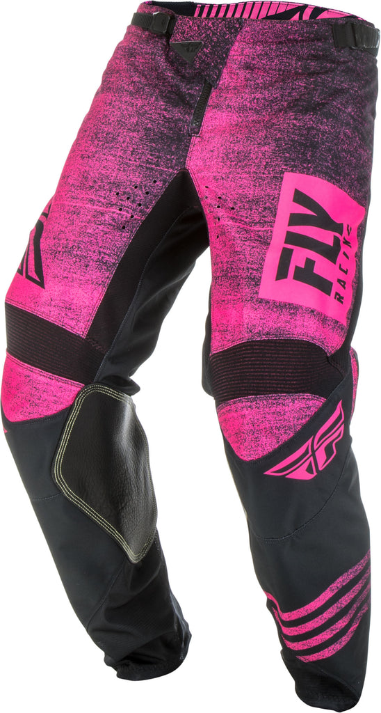 FLY RACING KINETIC NOIZ PANTS NEON PINK/BLACK SZ 32 372-53832