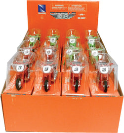 NEW-RAY REPLICA 1:32 MINI BIKE SET 4 ASSORTED MINI BIKES 24/PC 00417E
