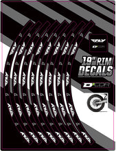 Load image into Gallery viewer, D'COR RIM DECALS 19" FLY LOGO REAR 40-80-211