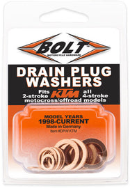 BOLT DRAIN PLUG WASHERS 2/4 STROKE MODELS KTM DPW.KTM