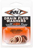 BOLT DRAIN PLUG WASHERS 2/4 STROKE MODELS KTM DPW.KTM