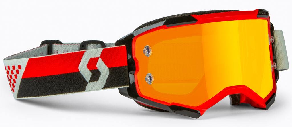 SCOTT FURY GOGGLE RED/BLACK ORANGE CHROME WORKS 272828-1018280