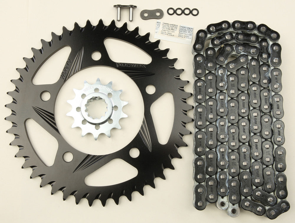 VORTEX SPROCKET/CHAIN KIT BLACK CK6323-atv motorcycle utv parts accessories gear helmets jackets gloves pantsAll Terrain Depot