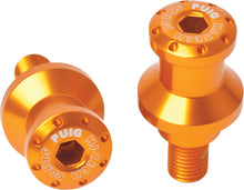 Load image into Gallery viewer, PUIG SWINGARM SPOOLS HI-TECH 8MM GOLD 2/PK 5923O