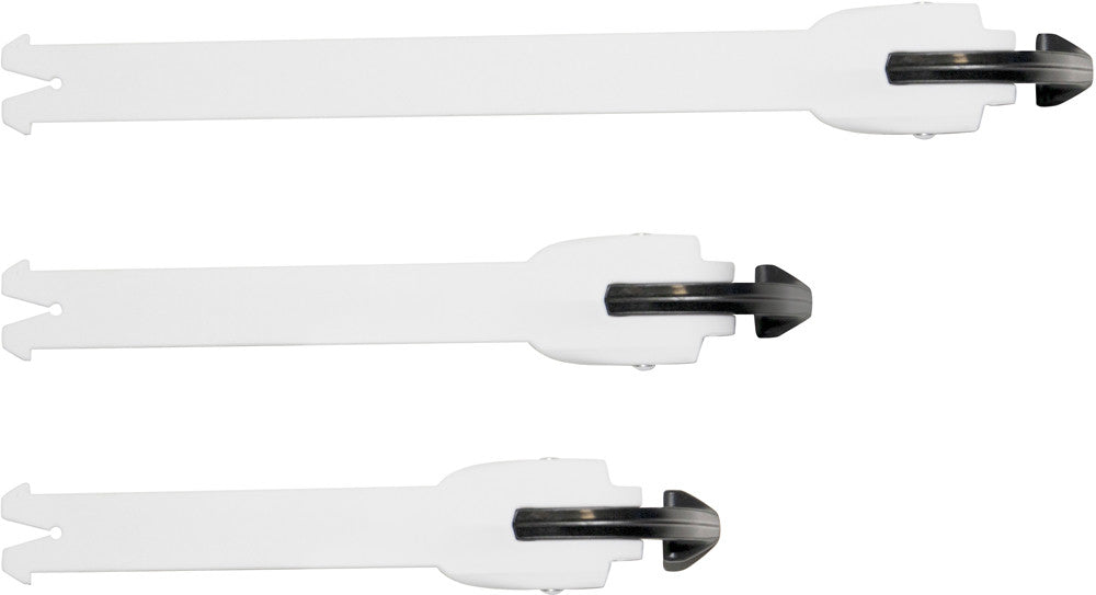 ALPINESTARS TECH 1 BUCKLE STRAPS BLACK/WHITE 25LOT1-12