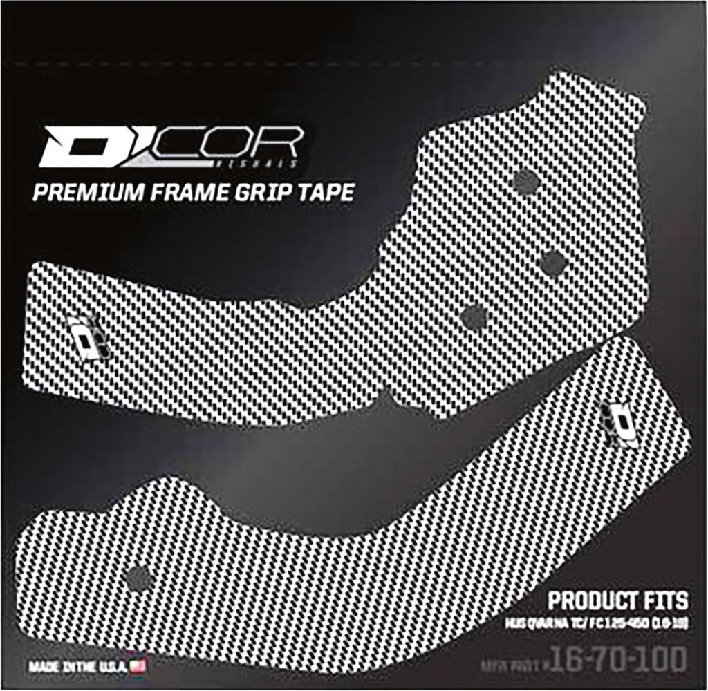 D'COR FRAME GRIP GUARD DECAL WHITE 16-70-100