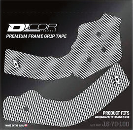 D'COR FRAME GRIP GUARD DECAL WHITE 16-70-100