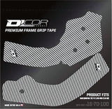 D'COR FRAME GRIP GUARD DECAL WHITE 16-70-100