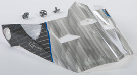 GMAX VISOR W/SCREWS COLFAX MX-46 WHITE/BLUE XS-SM G046870