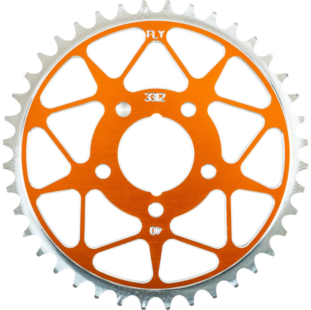 FLY RACING SPROCKET REAR 40T ORANGE 312-40 ORG-atv motorcycle utv parts accessories gear helmets jackets gloves pantsAll Terrain Depot