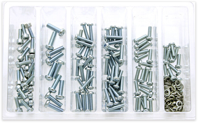 BOLT CARBURETOR FLOAT BOWL SCREWS ASSORTMENT 210 PIECE KIT SV-CARBSCRW