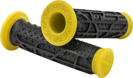 FLY RACING PILOT II ATV GRIPS YELLOW/BLACK 18180014A