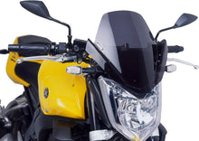 Load image into Gallery viewer, PUIG WINDSCREEN NAKED NEW GEN SPORT DARK SMOKE 4119F