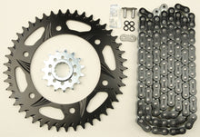 Load image into Gallery viewer, VORTEX SPROCKET/CHAIN KIT BLACK CK6310-atv motorcycle utv parts accessories gear helmets jackets gloves pantsAll Terrain Depot