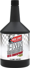 RED LINE V-TWIN TRANSMISSION OIL W/SHOCKPROOF 1QT 42804