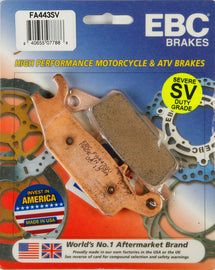 EBC BRAKE PADS FA443SV-atv motorcycle utv parts accessories gear helmets jackets gloves pantsAll Terrain Depot