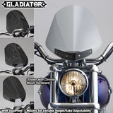 NATIONAL CYCLE GLADIATOR WINDSHIELD W/BLACK MOUNTS (LIGHT TINT) N2702