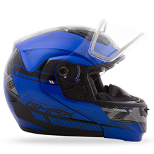 Load image into Gallery viewer, GMAX MD-04S MODULAR QUADRANT SNOW HELMET BLUE/BLACK XS G2041213 TC-2