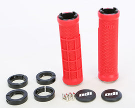 ODI RUFFIAN HALF WAFFLE CLAMP RED/BLACK J32RFBR-B-atv motorcycle utv parts accessories gear helmets jackets gloves pantsAll Terrain Depot