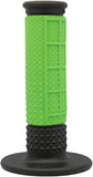 AVON X.9 HALF WAFFLE GRIPS GREEN/BLACK MXW07