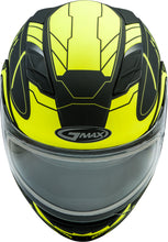 Load image into Gallery viewer, GMAX MD-01S MODULAR WIRED SNOW HELMET BLACK/HI-VIS XS G2011683D TC-24