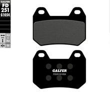 Load image into Gallery viewer, GALFER BRAKE PADS SEMI METALLIC FD251G1054 FD251G1054