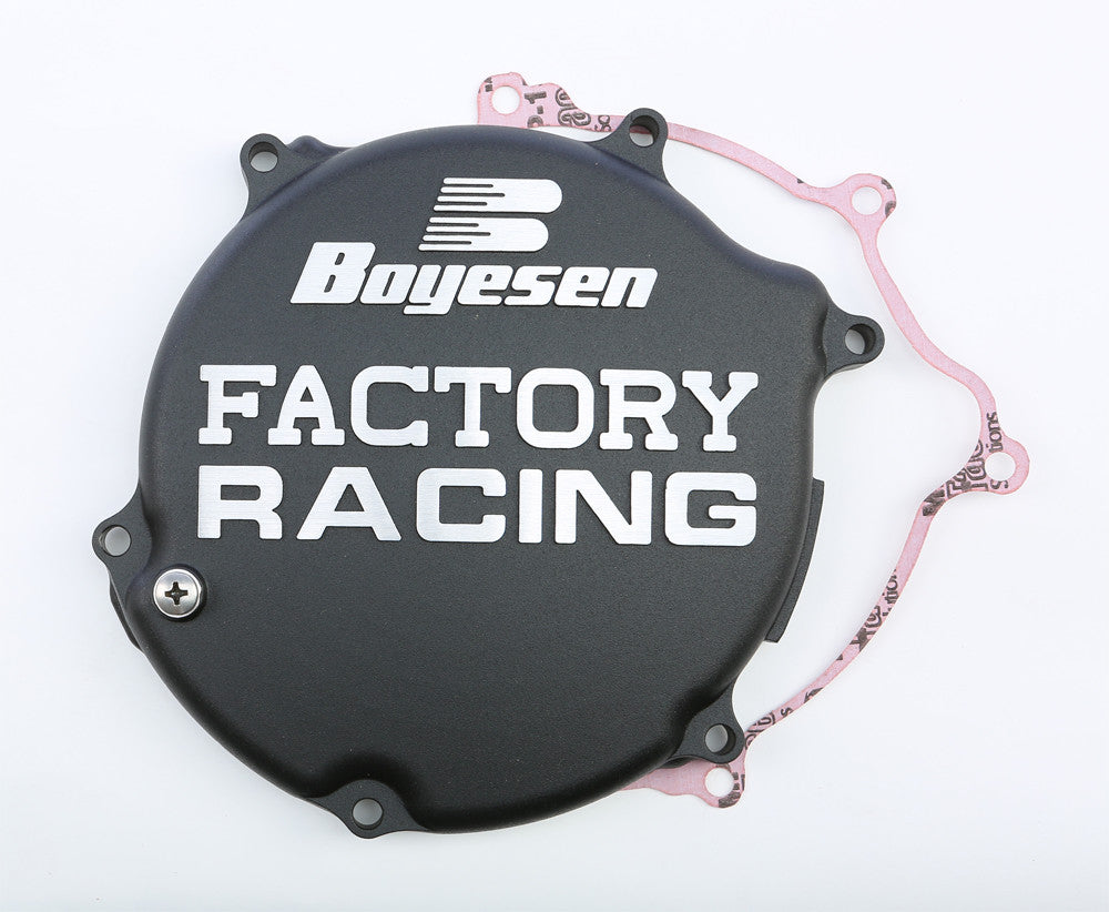 BOYESEN FACTORY RACING CLUTCH COVER BLACK CC-11AB