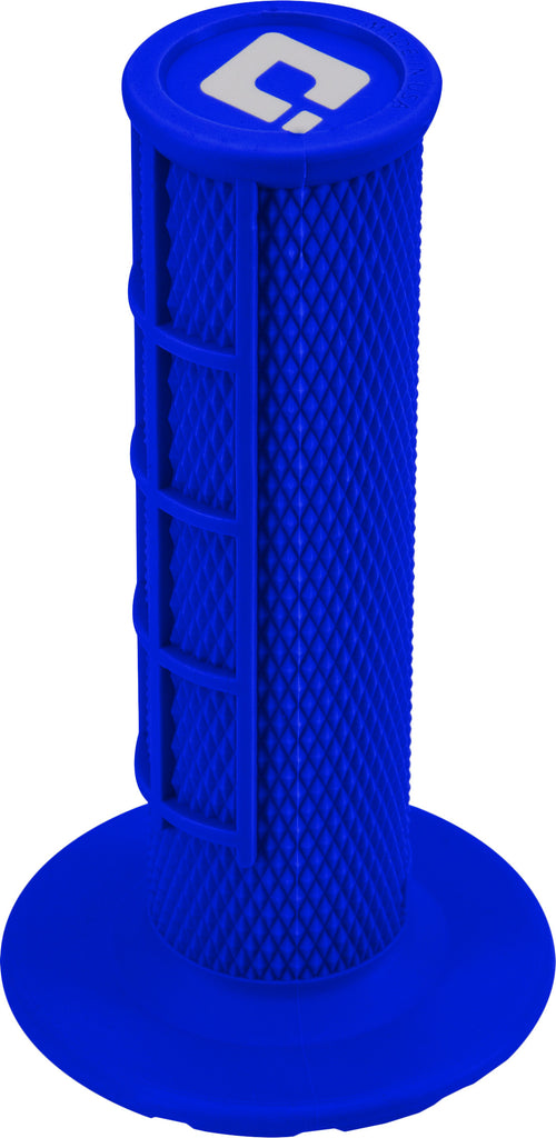 ODI HALF WAFFLE LOCK-ON GRIP BLUE H36HWU