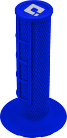 ODI HALF WAFFLE LOCK-ON GRIP BLUE H36HWU