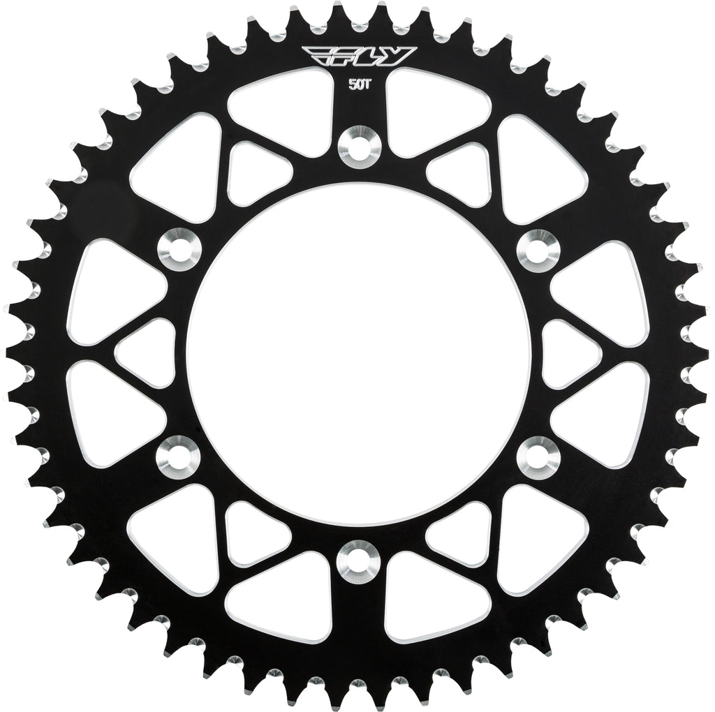 FLY RACING SPROCKET REAR 50T BLACK BETA-50 BLK