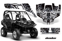 Load image into Gallery viewer, UTV Graphics Kit SXS Decal Sticker Wrap For Can-Am Commander 800 1000 DEADEN BLACK-atv motorcycle utv parts accessories gear helmets jackets gloves pantsAll Terrain Depot