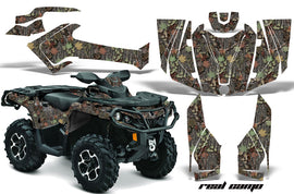 ATV Graphics Kit Decal Wrap For CanAm Outlander 800R/1000 XT-P DPS SST G2 REAL CAMO-atv motorcycle utv parts accessories gear helmets jackets gloves pantsAll Terrain Depot