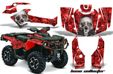 Load image into Gallery viewer, ATV Graphics Kit Decal Wrap For CanAm Outlander 800R/1000 XT-P DPS SST G2 BONES RED-atv motorcycle utv parts accessories gear helmets jackets gloves pantsAll Terrain Depot