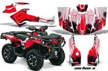 Load image into Gallery viewer, ATV Graphics Kit Decal Wrap For CanAm Outlander 800R/1000 XT-P DPS SST G2 CARBONX RED-atv motorcycle utv parts accessories gear helmets jackets gloves pantsAll Terrain Depot