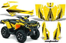 Load image into Gallery viewer, ATV Graphics Kit Decal Wrap For CanAm Outlander 800R/1000 XT-P DPS SST G2 CONTENDER BLACK YELLOW-atv motorcycle utv parts accessories gear helmets jackets gloves pantsAll Terrain Depot