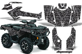 ATV Graphics Kit Decal Wrap For CanAm Outlander 800R/1000 XT-P DPS SST G2 DIGICAMO BLACK
