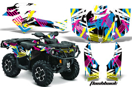 ATV Graphics Kit Decal Wrap For CanAm Outlander 800R/1000 XT-P DPS SST G2 FLASHBACK-atv motorcycle utv parts accessories gear helmets jackets gloves pantsAll Terrain Depot
