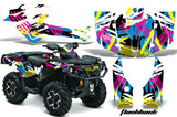 ATV Graphics Kit Decal Wrap For CanAm Outlander 800R/1000 XT-P DPS SST G2 FLASHBACK