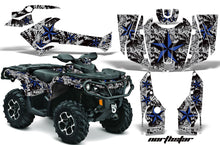 Load image into Gallery viewer, ATV Graphics Kit Decal Wrap For CanAm Outlander 800R/1000 XT-P DPS SST G2 NORTHSTAR BLUE SILVER-atv motorcycle utv parts accessories gear helmets jackets gloves pantsAll Terrain Depot