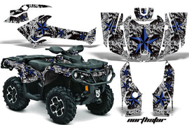 ATV Graphics Kit Decal Wrap For CanAm Outlander 800R/1000 XT-P DPS SST G2 NORTHSTAR BLUE SILVER-atv motorcycle utv parts accessories gear helmets jackets gloves pantsAll Terrain Depot