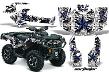 Load image into Gallery viewer, ATV Graphics Kit Decal Wrap For CanAm Outlander 800R/1000 XT-P DPS SST G2 NORTHSTAR BLUE WHITE-atv motorcycle utv parts accessories gear helmets jackets gloves pantsAll Terrain Depot