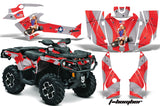 ATV Graphics Kit Decal Wrap For CanAm Outlander 800R/1000 XT-P DPS SST G2 TBOMBER RED