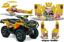 ATV Graphics Kit Decal Wrap For CanAm Outlander 800R/1000 XT-P DPS SST G2 VEGAS YELLOW-atv motorcycle utv parts accessories gear helmets jackets gloves pantsAll Terrain Depot