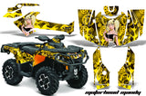 ATV Graphics Kit Decal Wrap For CanAm Outlander 800R/1000 XT-P DPS SST G2 MOTO MANDY YELLOW
