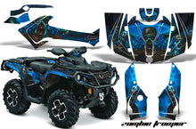 Load image into Gallery viewer, ATV Graphics Kit Decal Wrap For CanAm Outlander 800R/1000 XT-P DPS SST G2 ZOMBIE BLUE-atv motorcycle utv parts accessories gear helmets jackets gloves pantsAll Terrain Depot